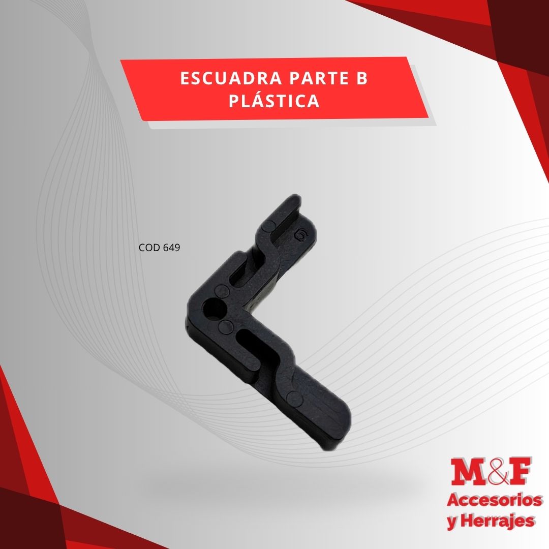 Escuadra Parte B Plástica 